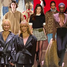 Collage of designers during Copenhagen Fashion Week Fall-Winter 2025.